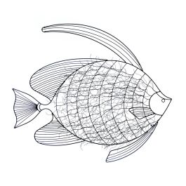 INTRICATE FISH WALL DECOR